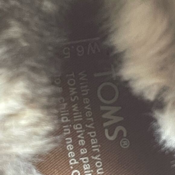 TOMS suede leather gray boots women's size 6.5 - Picture 5 of 10